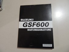 Suzuki GSF 600 / S Bandit Modelj. 1995-1998 Werkstatthandbuch Wartung Reparatur