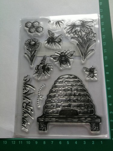 Clearstamps bienen größen - clearstamps,