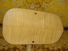 Tonholz, Tonewood, gefräster alter Geigenboden, carved violin back
