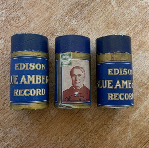 Edison blue amberol - 3, x