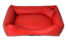 Hundebett  Hundesofa Hundeliege Hundekissen Hundekorb Robust  Kunstleder Korb