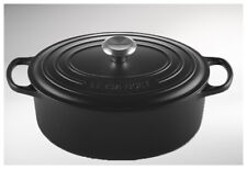 Le Creuset Signature Bräter oval 33 cm schwarz