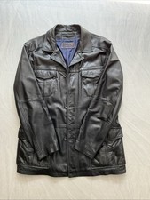 thommy hilfiger, Lederjacke, Gr. 54, Schwarz