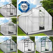 BRAST® Gewächshaus Aluminium mit Fundament | 41 Modelle | rostfrei wetterfest