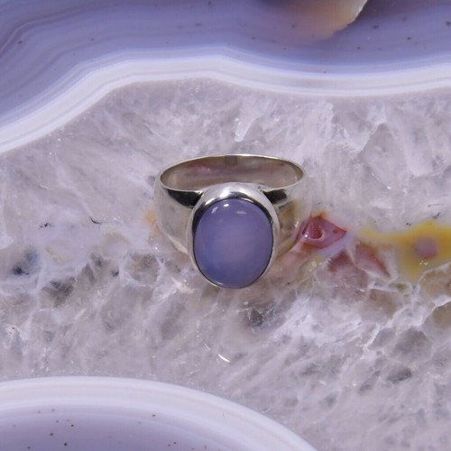 Chalcedon ring 925er silber - chalcedon,
