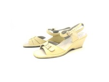 Rohde Damen Sandale Sandalette Pantolette Beige Gr. 41,5 (UK 7,5)