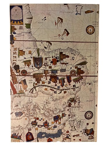 Hardcover buch weltkarte antik - hardcover,