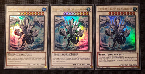 3x trishula drache - yu-gi-oh!, trishula,
