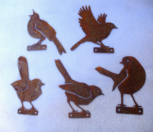 Tlg set vögel rostige - 5,