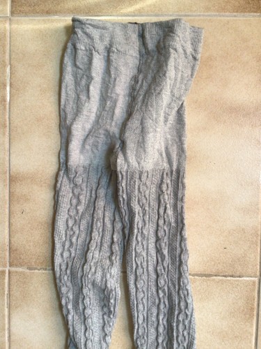 Damen strick strumpfhose grau - damen-strick-strumpfhose,