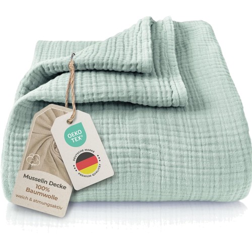 Musselin decke baumwolle - musselin,