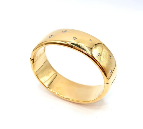 Goldschmiede armreif 750er - armreif,