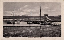 Ak Meldorf in Holstein, Hafen