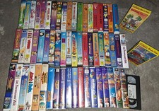 ++ Kinderfilme Vhs Video Sammlung 60 st. ++