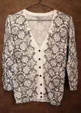 Weste schwarz-weiß Baumwolle