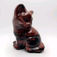 Natürlicher mahagoni obsidian - natürlicher,