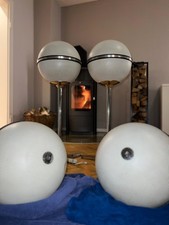 Grundig Audiorama 7000 – 4 Kugellautsprecher + 2 Original-Standfüße – Space Age