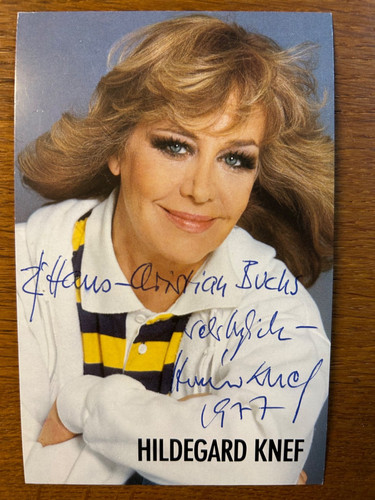Hildegard knef - knef, (1925-2002)