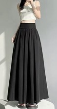 Damen Maxi Swing Rock Chiffon