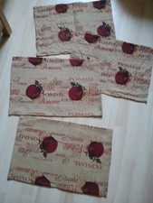 herbstliches TISCHSET PLATZSET 4 Teile Jute  31cm x 47cm hochwertige Qualität 