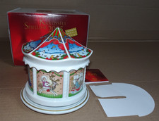 HUTSCHENREUTHER Spieluhr 2005 Karussell Weihnachten in OVP Santa Claus is coming