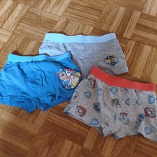 Jungen Unterhosen Paket Konvolut  98/104 Baustellenfahrzeuge Paw Patrol Fußball 
