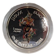 1 Unze Silbermünze  Oglala