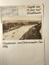AK St Goar Goarshausen Rhein