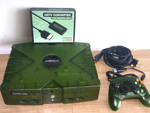 Xbox classic limited green - xbox,