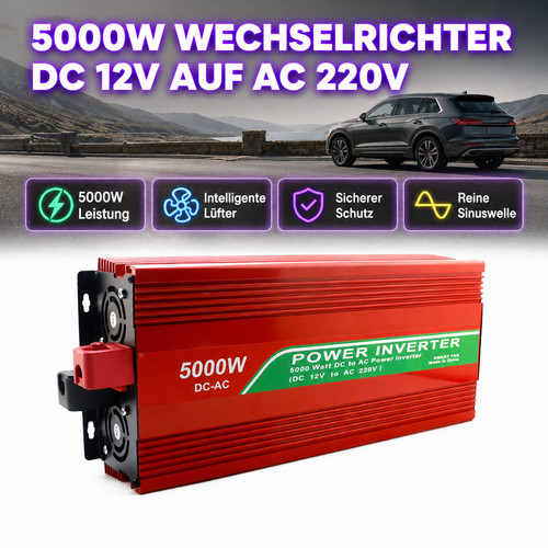 12v 230v 5000w reiner sinus - 12v-230v,