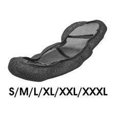 3D-Mesh-Sitzbezug Roller/Motorrad DICK SCHWARZ atmungsaktiv rutschfest dehnbar