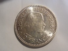 Monaco 1966 10 Francs Silber