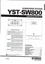 Yamaha  service manual  für YST- SW 800  subwoofer  Copy