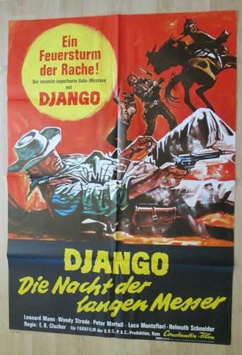 Filmplakat django die nacht - -,