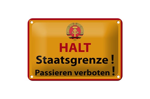 Blechschild spruch 12x18 - blechschild,