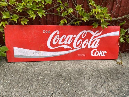 Alte coca cola werbung metall - coca,