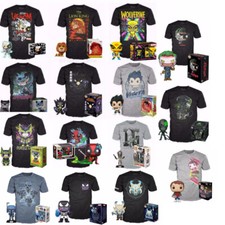 Funko Pop! Vinyl Figur NEU OVP Pop & Tee T-Shirt Venom Dragonball Auswahl Motiv