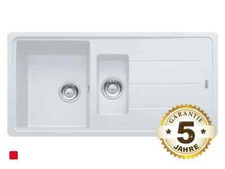 Franke Basis BFG 651 Glacier Fragranit Küchenspüle Weiß spülbecken Auflagespüle 