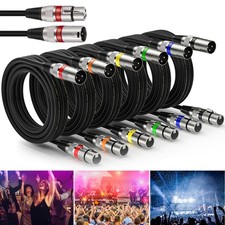 6 Stück XLR Kabel 3m Audio