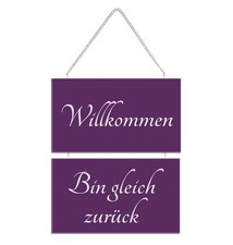 Dekoschild Wendeschild