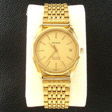 TISSOT PR 100 Saphir Quarz Armbanduhr 34 mm Datum neue Bat Swiss Made Herren Uhr