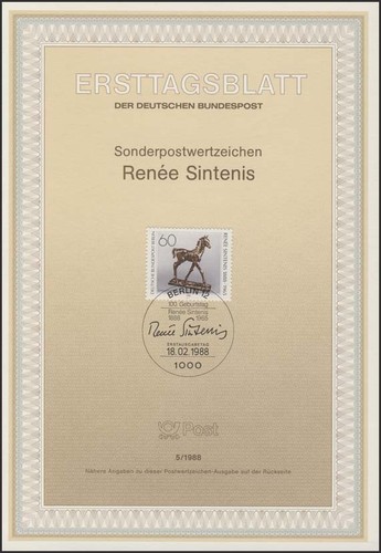 Etb 1988 renée sintenis - etb, 05/1988