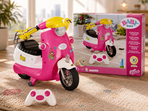 Baby born city glam scooter - rc,