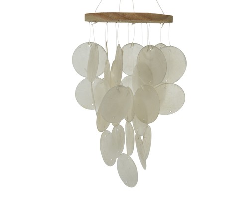 Windspiel capiz muscheln - windspiel,