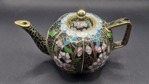 Cloisonne teekanne bunt - teekanne, deko