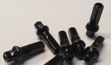 10 Messingnippel Sapim Square schwarz für 2,0 mm Speichen