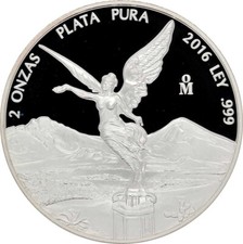 2 oz Silber Libertad 2016