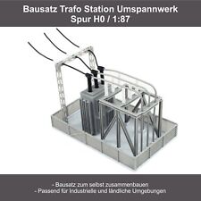 H0 1:87 Trafostation
