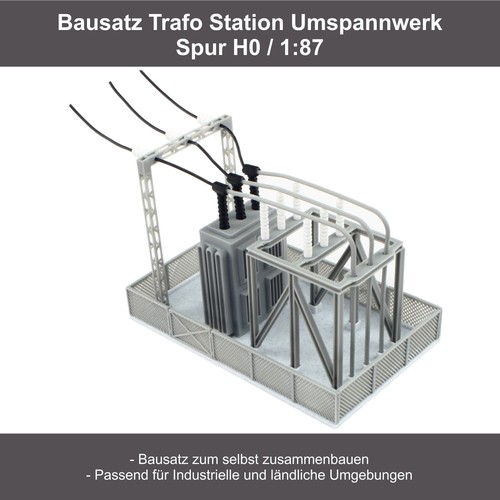 87 trafostation - h0, 1:87