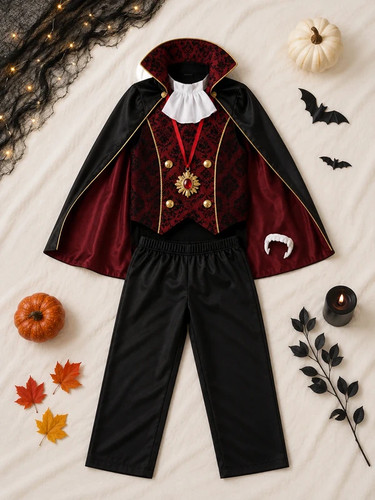 Dracula deluxe kostüm - kostüm, kinder